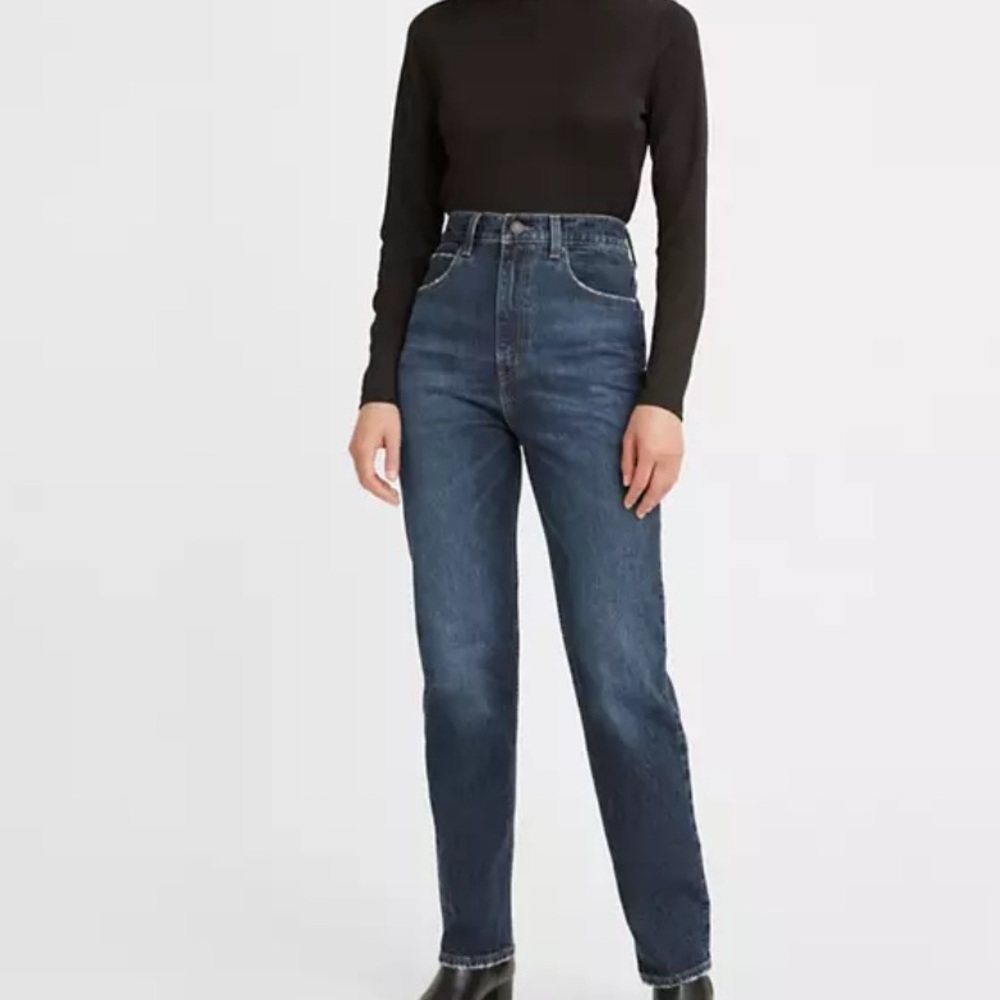Levi's 70s high rise slim straight jeans